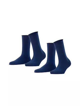 FALKE | Socken 2-er Pkg. HAPPY royal blue | 
